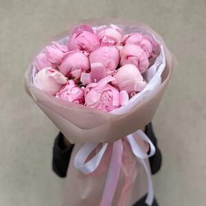 Розовые Пионы 11 шт.