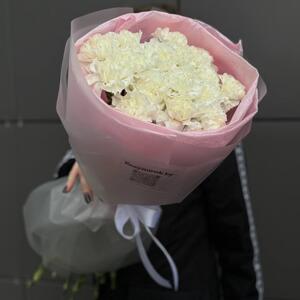 15 веток розовой хризантемы Момоко