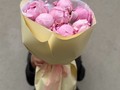 Розовые пионы 7 шт.
