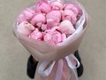 Розовые Пионы 11 шт.