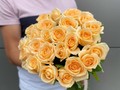 Букет 25 роз Пич Аваланш (Peach Avalanche)