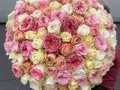 Букет 101 импортная роза Микс