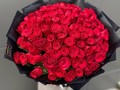 Букет 101 роза Родос (Rhodos)