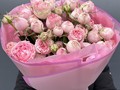 7 веток кустовых роз Пинк Блоссом (Pink Blossom)