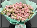 35 веток кустовых роз Пинк Блоссом (Pink Blossom)