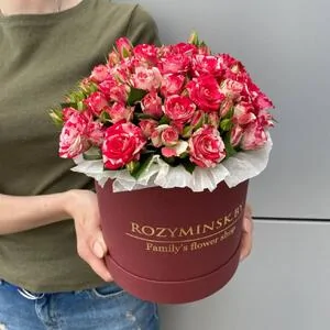Цветы в коробке 36