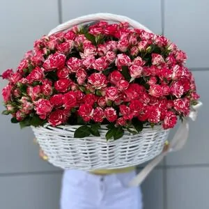Цветы в корзине 6