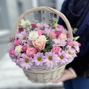 Цветы в корзине 26