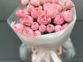 7 веток пионовидных кустовых роз Мэнсфилд Парк Пинк (Mansfield Park Pink)