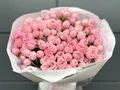 25 веток пионовидных кустовых роз Мэнсфилд Парк Пинк (Mansfield Park Pink)