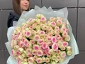 35 веток кустовых роз Джелато (Gelato)