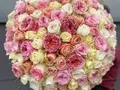 Букет 101 импортная роза Микс