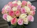 Букет 33 импортные розы Микс