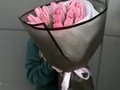 25 розовых тюльпанов