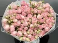 25 веток кустовых роз Пинк Блоссом (Pink Blossom)