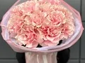 Букет 15 французских нежно-розовых роз