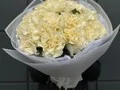 Букет 21 Французская белая роза
